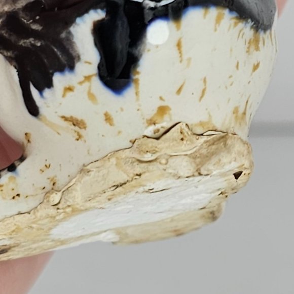 Vintage Goose Figurine Head Up Bird Kitsch Cottagecore - Picture 9 of 9